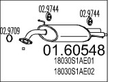 01.60548 Zadní tlumič výfuku MTS
