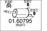 01.60795 Zadní tlumič výfuku MTS