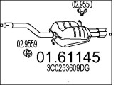 01.61145 Zadní tlumič výfuku MTS