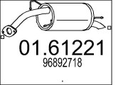 01.61221 Zadní tlumič výfuku MTS