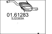 01.61283 Zadní tlumič výfuku MTS