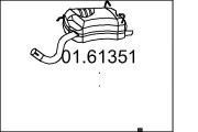 01.61351 Zadní tlumič výfuku MTS