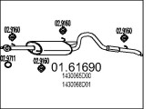 01.61690 Zadní tlumič výfuku MTS
