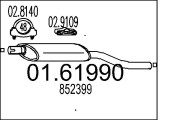 01.61990 Zadní tlumič výfuku MTS