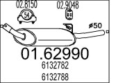 01.62990 Zadní tlumič výfuku MTS