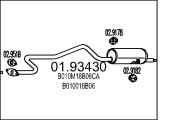 01.93430 Zadní tlumič výfuku MTS