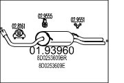 01.93960 Zadní tlumič výfuku MTS