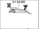 01.94380 Zadní tlumič výfuku MTS