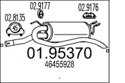 01.95370 Zadní tlumič výfuku MTS