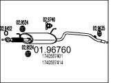 01.96760 Zadní tlumič výfuku MTS