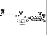 01.97180 Zadní tlumič výfuku MTS