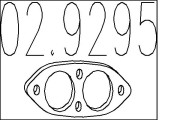 02.9295 Těsnění, výfuková trubka MTS