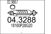 04.3288 Katalyzátor MTS