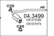 04.3499 Katalyzátor MTS