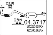 04.3717 Katalyzátor MTS