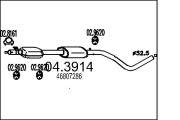 04.3914 Katalyzátor MTS