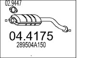 04.4175 Katalyzátor MTS