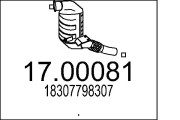 17.00081 Filtr pevnych castic, vyfukovy system MTS