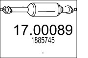 17.00089 Filtr pevnych castic, vyfukovy system MTS