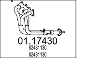 01.17430 Výfuková trubka MTS
