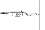 01.30049 Přední tlumič výfuku MTS