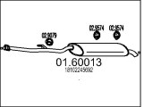 01.60013 Zadní tlumič výfuku MTS