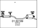 01.60189 Zadní tlumič výfuku MTS