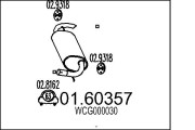 01.60357 MTS koncový tlmič výfuku 01.60357 MTS