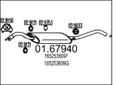 01.67940 Zadní tlumič výfuku MTS