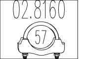 02.8160 Spojovací trubky, výfukový systém MTS