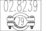 02.8239 Spojovací trubky, výfukový systém MTS
