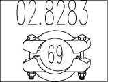 02.8283 Spojovací trubky, výfukový systém MTS