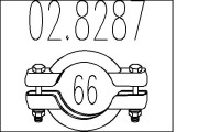 02.8287 Spojovací trubky, výfukový systém MTS