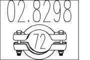 02.8298 Spojovací trubky, výfukový systém MTS