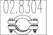 02.8304 Spojovací trubky, výfukový systém MTS