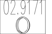 02.9171 Těsnění, výfuková trubka MTS