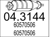 04.3144 Katalyzátor MTS