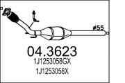 04.3623 MTS katalyzátor 04.3623 MTS