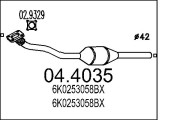 04.4035 Katalyzátor MTS