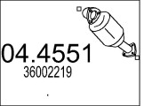 04.4551 Katalyzátor MTS