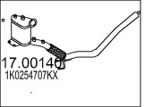 17.00140 MTS filter sadzí/pevných častíc výfukového systému 17.00140 MTS