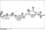ALFA79980A000176 MTS výfukový systém ALFA79980A000176 MTS