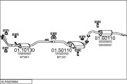ALFA82980A009842 MTS výfukový systém ALFA82980A009842 MTS