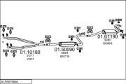 ALFA97980A000087 Výfukový systém MTS