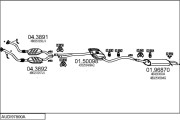 AUDI97800A008316 MTS výfukový systém AUDI97800A008316 MTS