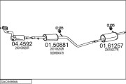 DACI46898A031086 Výfukový systém MTS