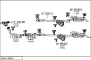 LANC16900A005733 Výfukový systém MTS