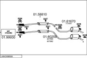 LANC69890A015606 Výfukový systém MTS