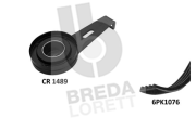 KCA0020 Sada žebrovaných klínových řemenů BREDA LORETT