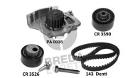 KPA0778A Vodní pumpa + sada ozubeného řemene BREDA LORETT